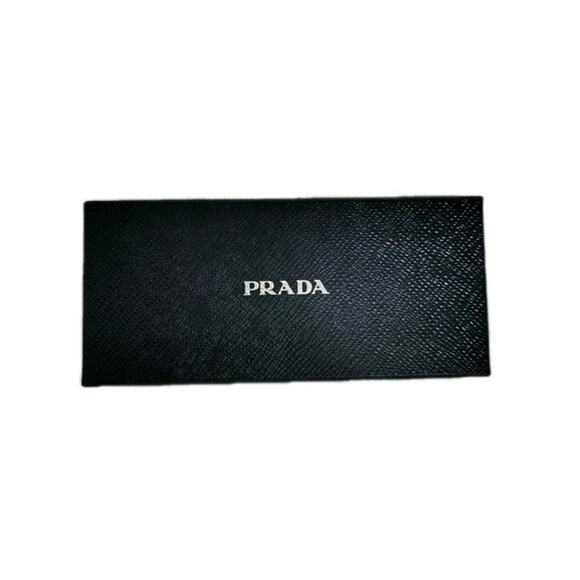 Prada Black Eyeglass Sunglasses EMPTY BOX Case with Dust Cleaning Cloth Gift Box - Picture 1 of 5